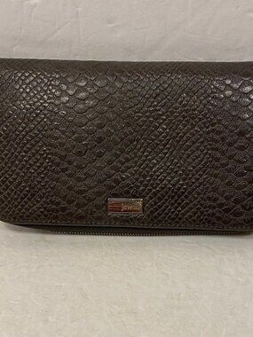 Jewell Dark Brown Textured Women's Wallet